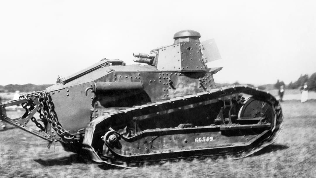 Sweden's first tank – a French Renault FT | SPHF